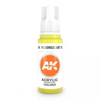 Boje za makete - 3GEN Acrylic Fluorescent Yellow 17ml