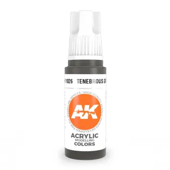 Boje za makete - 3GEN Acrylic Tenebrous Grey 17ml