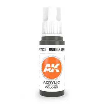 Boje za makete - 3GEN Acrylic Rubber Black 17ml