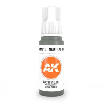 Boje za makete - 3GEN Acrylic Neutral Grey 17ml