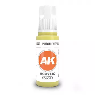 Boje za makete - 3GEN Acrylic Purulent Yellow 17ml