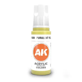 Boje za makete - 3GEN Acrylic Purulent Yellow 17ml