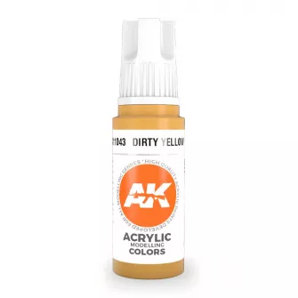 Boje za makete - 3GEN Acrylic Dirty Yellow 17ml
