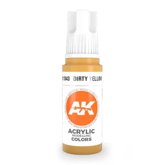 Boje za makete - 3GEN Acrylic Dirty Yellow 17ml