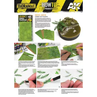 Warhammer pribor i oprema - VEGETATION - Laser-Cut Realistic Plants Jungle Plants Set