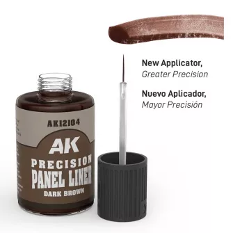 Boje za makete - Precision paneliner - Dark Brown 30ml