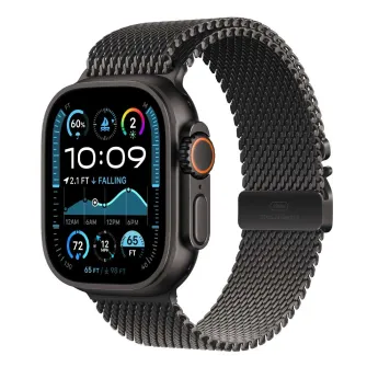 Pametni satovi - Apple Watch Ultra2 v2 Cellular 49mm Black Titanium Case with Black Titanium Milanese Loop - M
