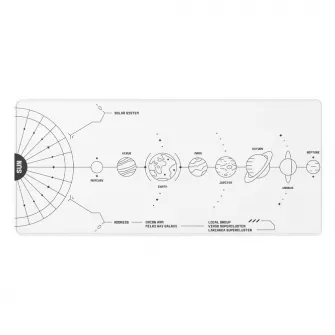 Podloge za miševe - Dark Project Gaming Mousepad - Terra Nova White XL