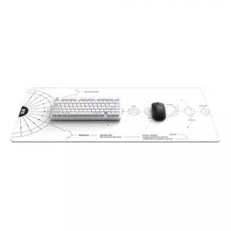 Podloge za miševe - Dark Project Gaming Mousepad - Terra Nova White XL