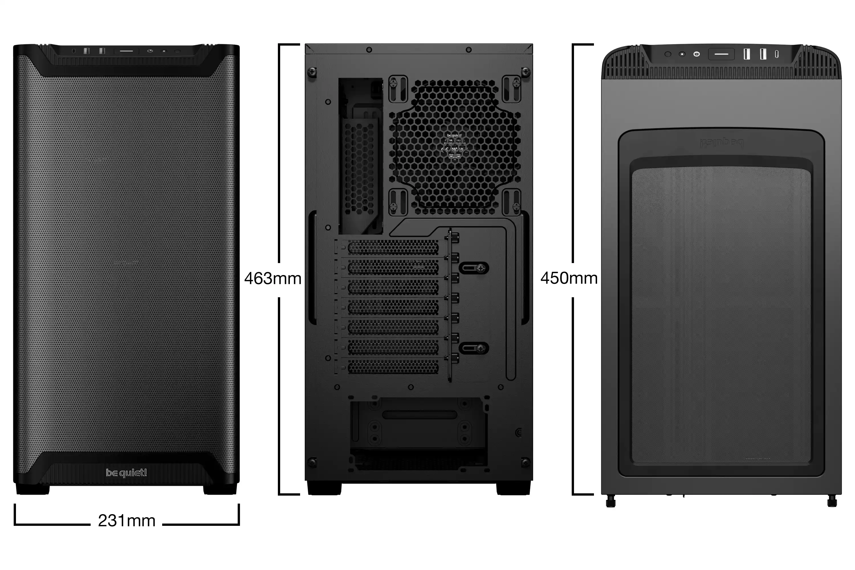 Kućišta - Kućište Be Quiet Pure Base 501 Airflow Window Black BGW74