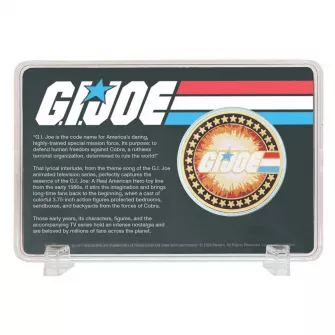 Merchandise razno - G.I. Joe: A Real American Hero 60th Anniversary 24k Gold Plated Coin