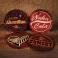 Fallout Set of Four Metal Drinks Coasters