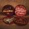 Fallout Set of Four Metal Drinks Coasters