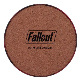 Merchandise razno - Fallout Set of Four Metal Drinks Coasters