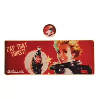 Podloge za miševe - Fallout Nuka-Cola XL Desk Pad and Coaster Set