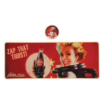 Podloge za miševe - Fallout Nuka-Cola XL Desk Pad and Coaster Set