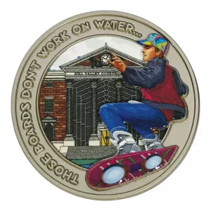Back to the Future Hoverboard Coin