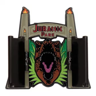 Merchandise razno - Jurassic Park Gates Hinged Pin Badge
