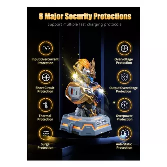 Akcione figure - Mecha Action Figures Charging Center Series 3. Lancelot of the Lake 65W