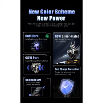 Akcione figure - Mecha Action Figures Charging Center Series 4. Wu Chenghou 65W