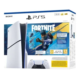 Playstation 5 konzole - Playstation PS5 Slim + Fortnite Flowering Chaos Bundle