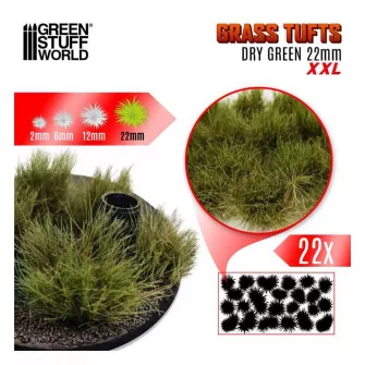 Warhammer pribor i oprema - Grass TUFTs 22mm XXL - DRY GREEN