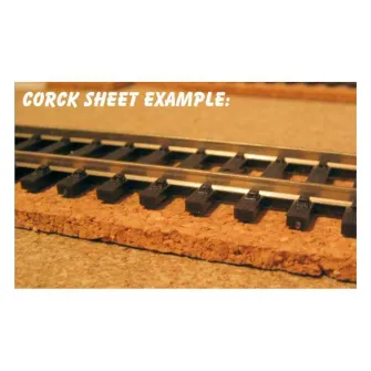 Warhammer pribor i oprema - Cork Sheet - size198x298mm - thickness 5mm