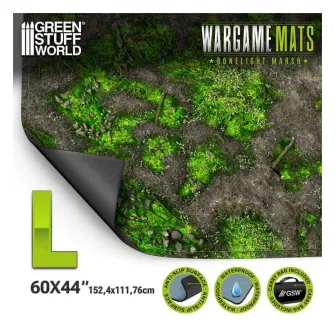 Warhammer pribor i oprema - Wargame Mat - 152.5x111.7cm (44x60'')- Boneblight Marsh