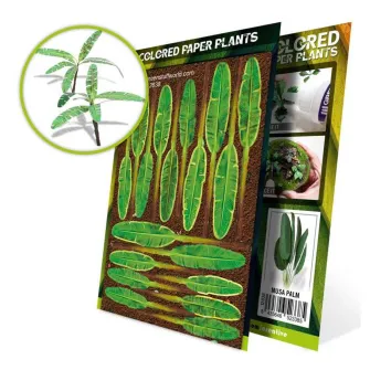 Warhammer pribor i oprema - (L) Printed Plants - MUSA PALM / Banana (laser cut)