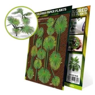 Warhammer pribor i oprema - Printed Plants - GROUND PALM plant (laser cut)