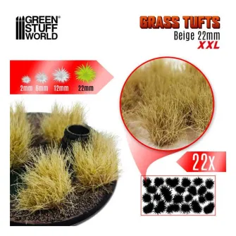 Warhammer pribor i oprema - Grass TUFTs 22mm XXL - BEIGE