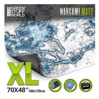 Warhammer pribor i oprema - Wargame Mat - 182.88x121.92cm (4x6')- Blizzard Hollows