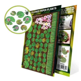 Warhammer pribor i oprema - Printed Plants - NINFEA plant (laser cut)