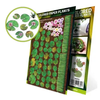 Warhammer pribor i oprema - Printed Plants - NINFEA plant (laser cut)