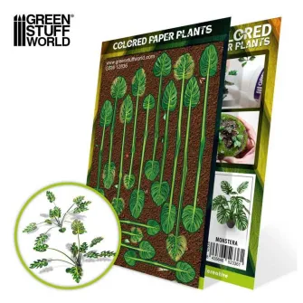 Warhammer pribor i oprema - Printed Plants - MONSTERA plant (laser cut)