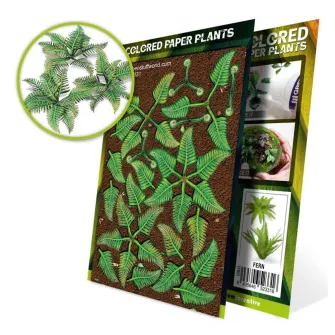 Warhammer pribor i oprema - Printed Plants - FERN plant (laser cut)