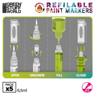 Warhammer pribor i oprema - Refillable Marker #2 (Pack x5)