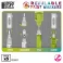 Refillable Marker #2 (Pack x5)