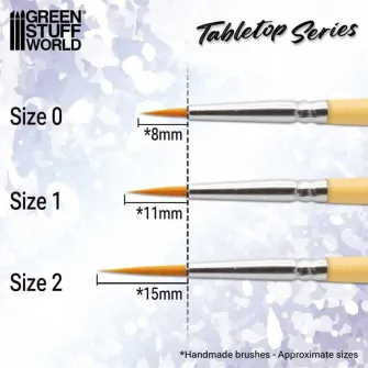 Warhammer pribor i oprema - Tabletop Synthetic Brushes #0 (Pack x10)