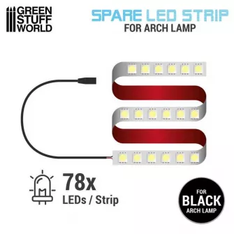 Warhammer pribor i oprema - Spare led strip for Arch LED Lamp 6400K (BLACK)