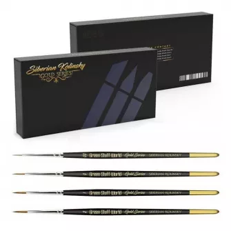 Warhammer pribor i oprema - PREMIUM BOX - Brushes GOLD Serie x4