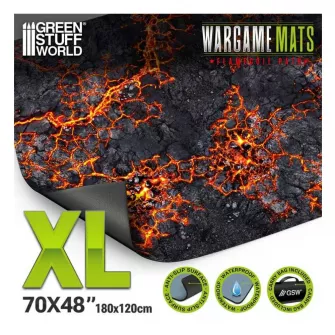 Warhammer pribor i oprema - Wargame Mat - 182.88x121.92cm (4x6')- Flamecoil Path