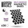 Magnetic Precut Sizes - Adhesive Round 32mm