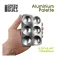 Aluminum palette 6 wells Rectangle