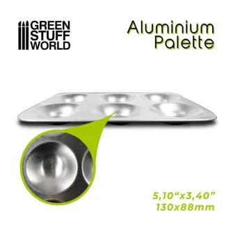 Warhammer pribor i oprema - Aluminum palette 6 wells Rectangle