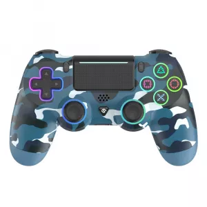 Gejmpedi - PlayPro 4 Wireless Controller Blue Camo - PS4/PS3/PC/Android/IOS/SD