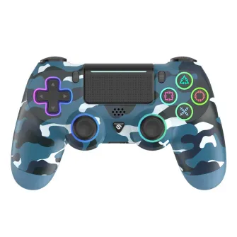 Gejmpedi - PlayPro 4 Wireless Controller Blue Camo - PS4/PS3/PC/Android/IOS/SD