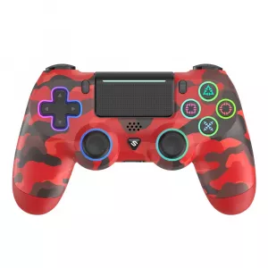 Gejmpedi - PlayPro 4 Wireless Controller Red Camo - PS4/PS3/PC/Android/IOS/SD