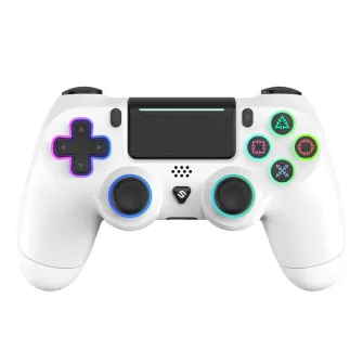 Gejmpedi - PlayPro 4 Wireless Controller White - PS4/PS3/PC/Android/IOS/SD