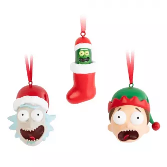 Merchandise razno - Rick and Morty - Christmas Ornaments 3 Pack